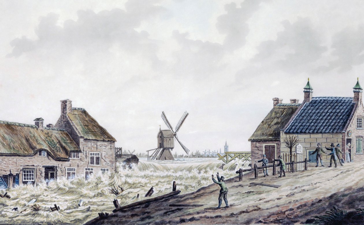 Kanal ihlali sonrası sel by Roelof van der Meulen