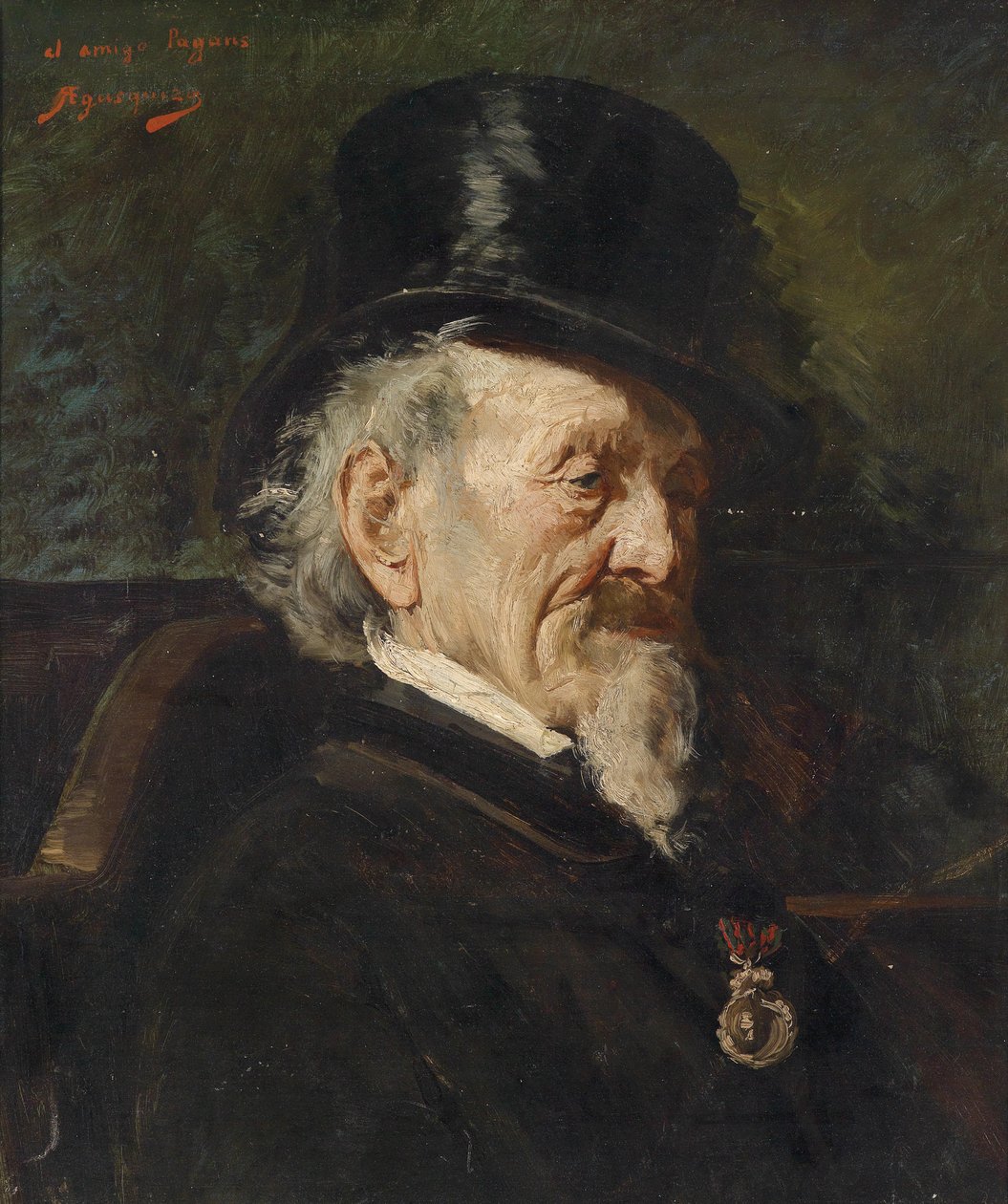 Madalyalı bir sosyete beyefendisi by Rogelio de Egusquiza