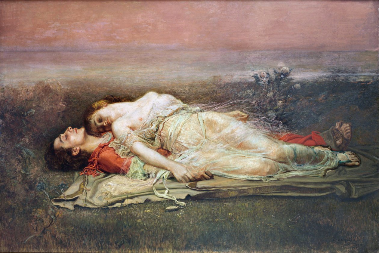 Tristan et Iseult - Tristan ve Iseult, Egusquiza y Barrena, Rogelio de by Rogelio Egusquiza