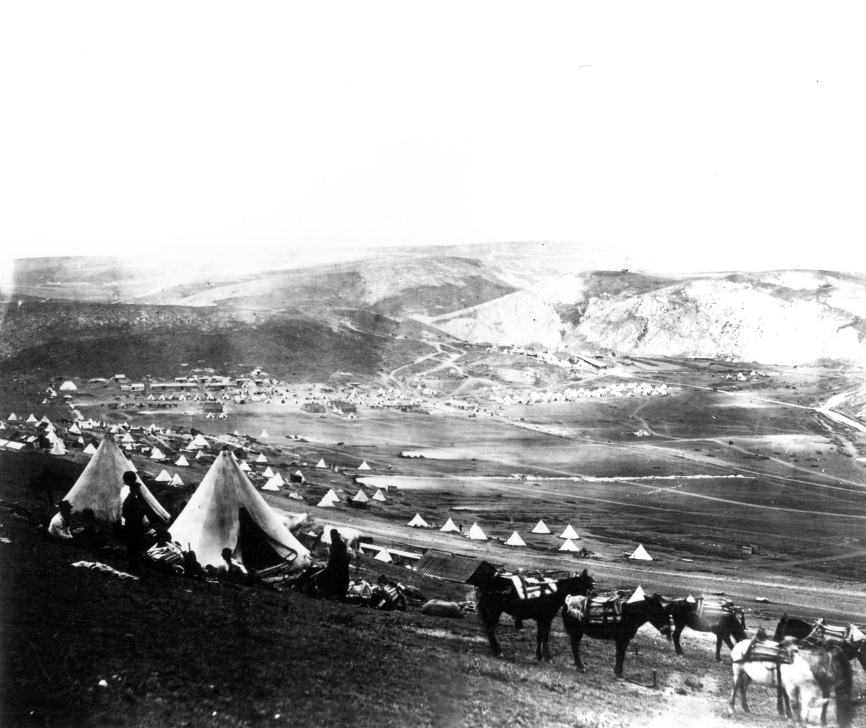Müttefik Kampı, Kırım, c.1855 by Roger Fenton