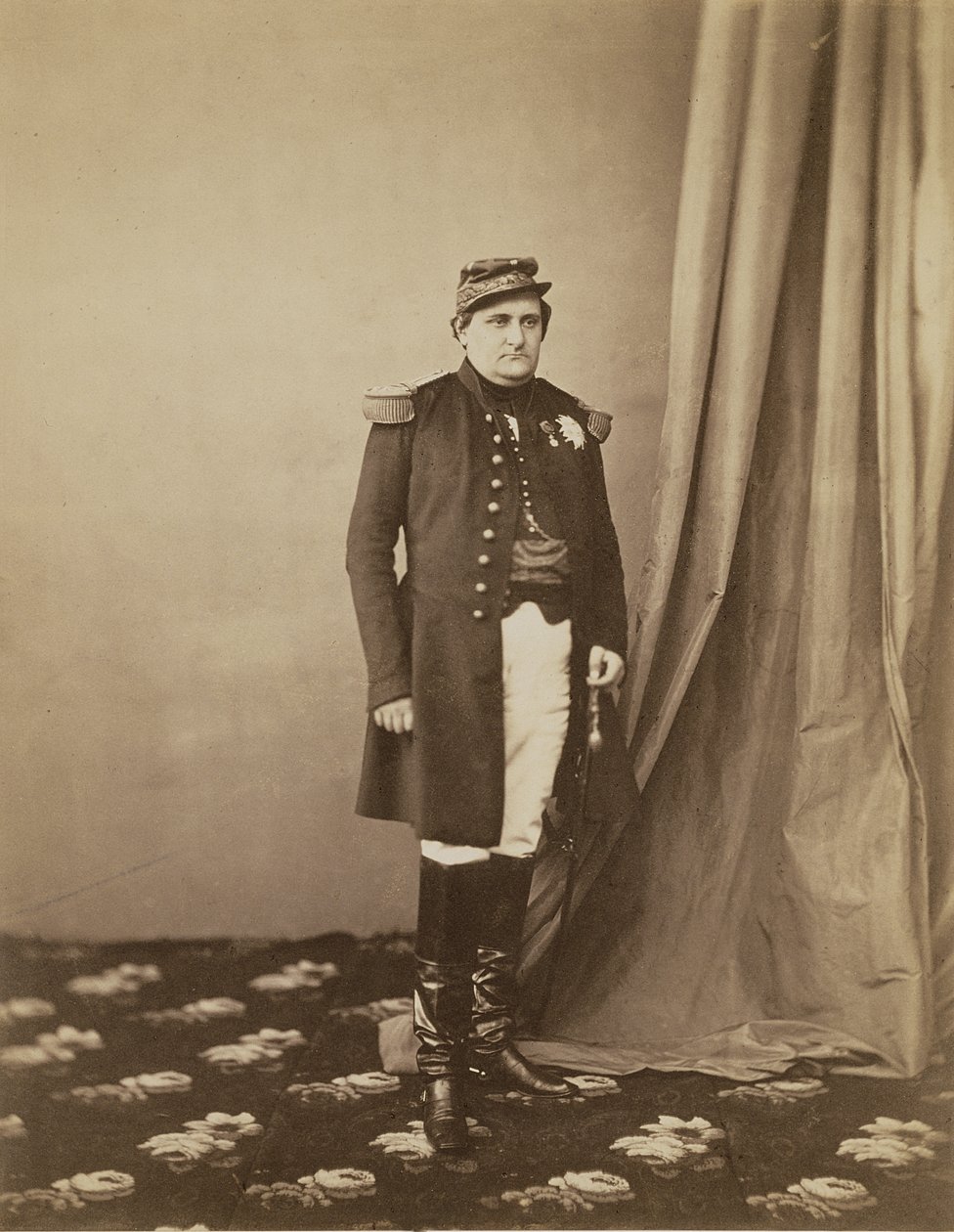 Napolyon-Joseph-Charles-Paul (1822-91) Prens Napolyon, 1855 (sepya fotoğrafı) by Roger Fenton