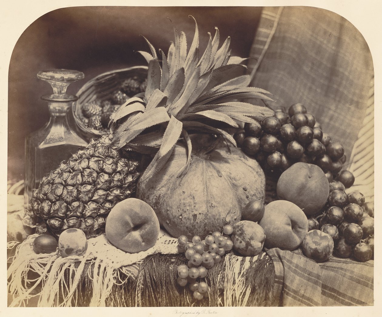 Meyve ve Sürahi ile Natürmort by Roger Fenton