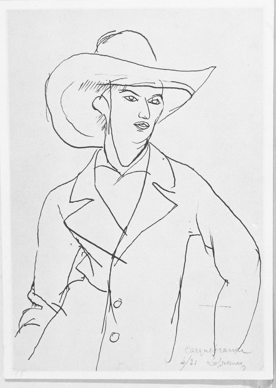 Raymond Radiguet (1903-23) 1921 by Roger de La Fresnaye