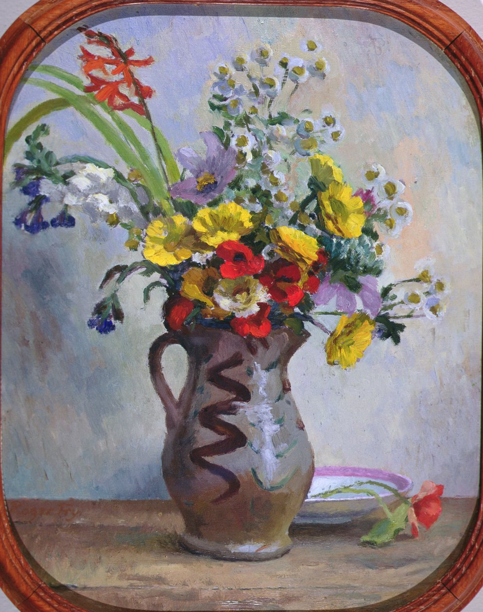Summer Flowers, c.1922 (gemideki yağ) by Roger Eliot Fry