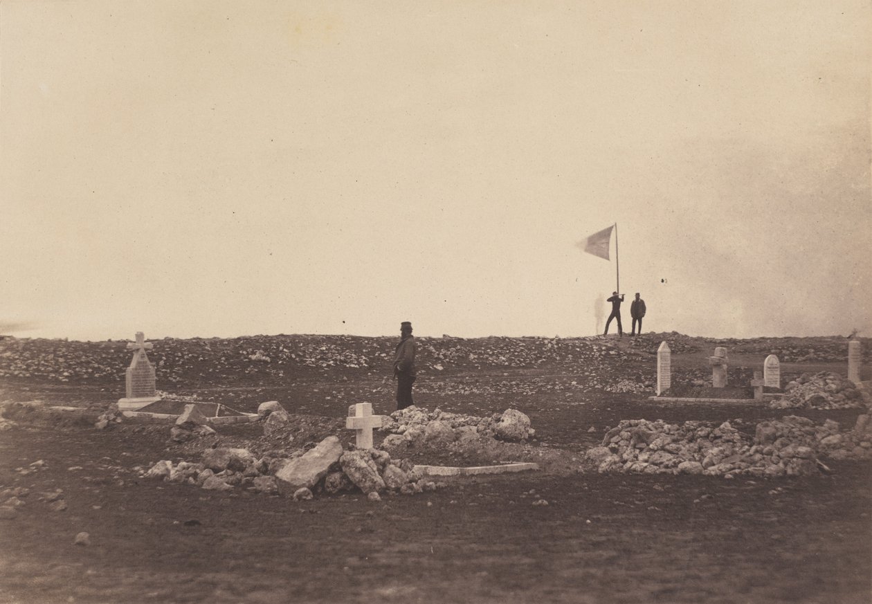 Mezarlık, Cathcart Tepesi by Roger Fenton