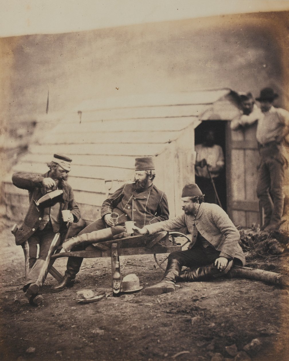Kampta Zorluklar, 1855 Kırım Savaşı ile ilgili 52 fotoğraftan oluşan bir albümden by Roger Fenton