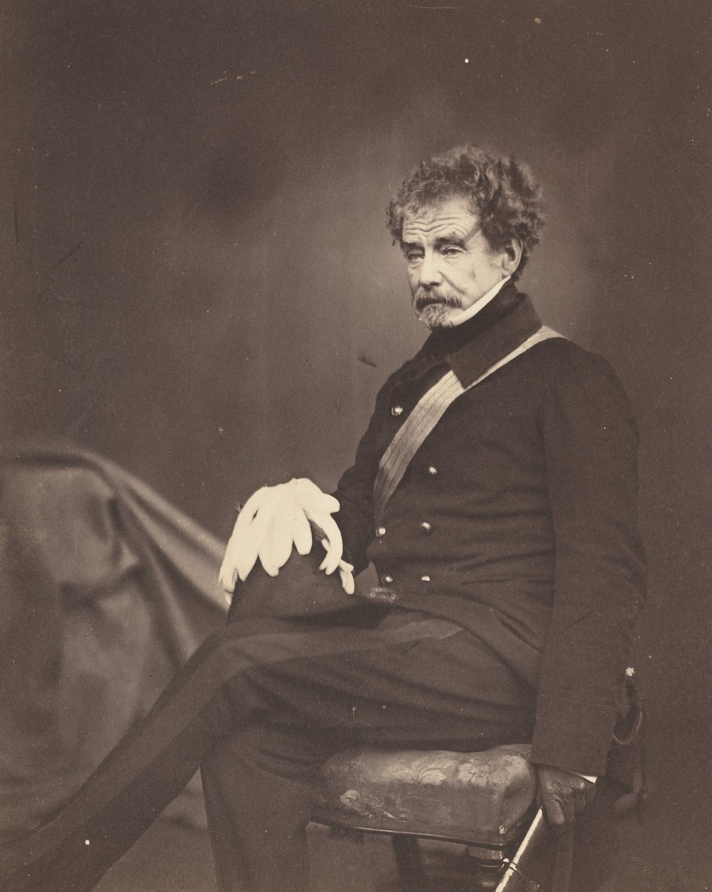 Korgeneral Sir Colin Campbell, GCB, 1855. by Roger Fenton