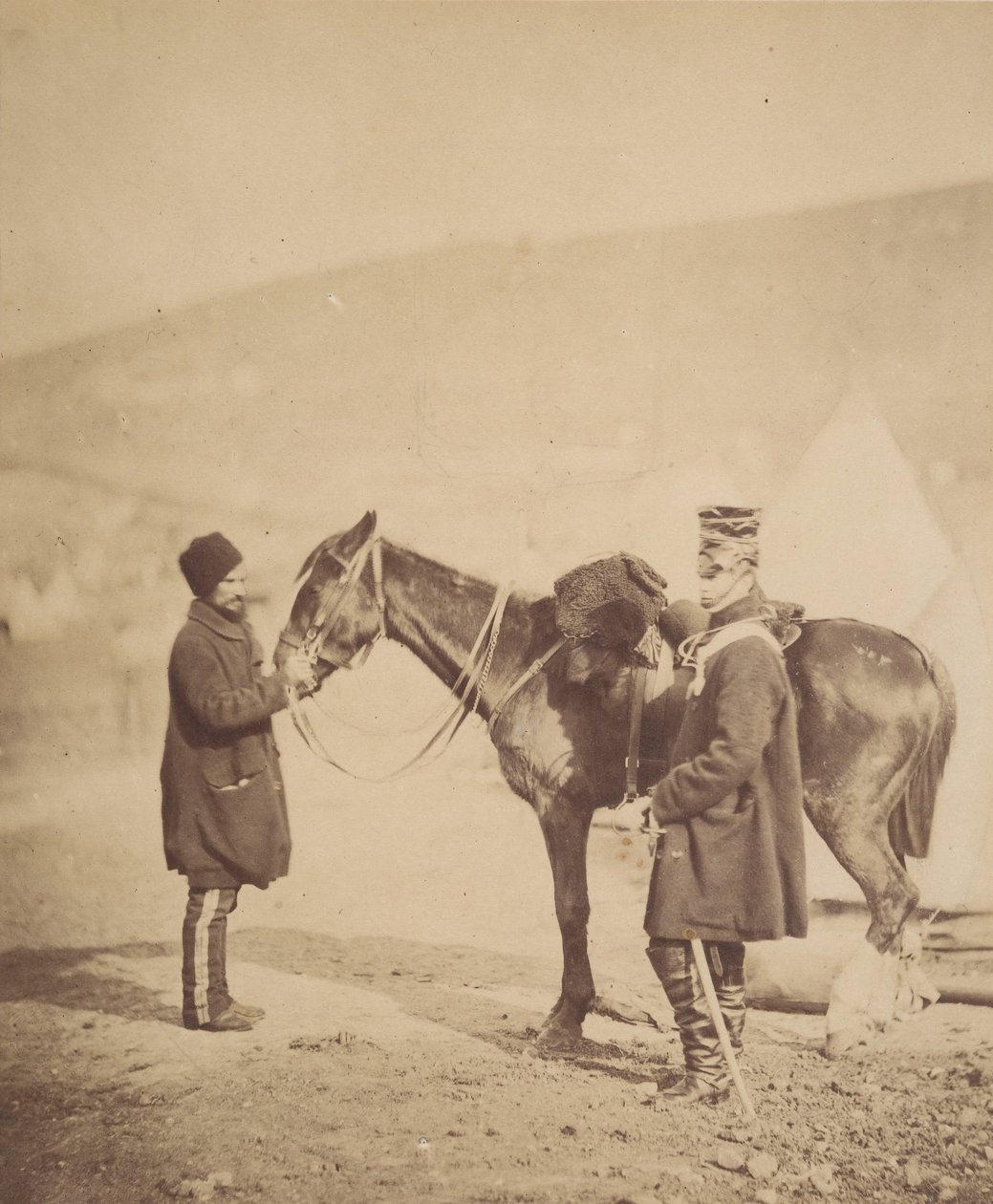 Tümgeneral AH King, 1855. by Roger Fenton