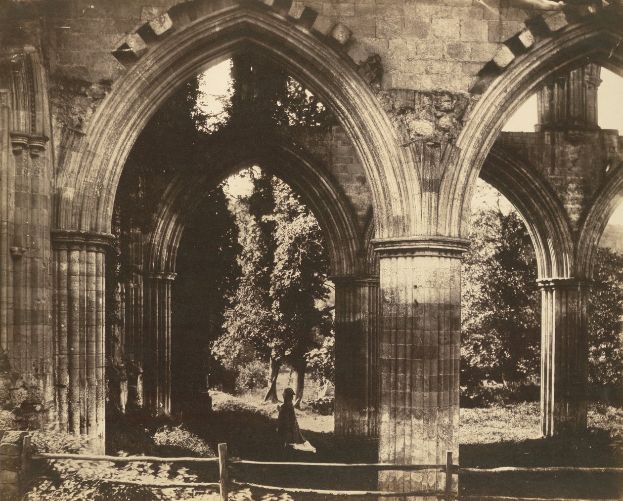 Rievaulx Manastırı, Yüksek Sunak, 1854. by Roger Fenton