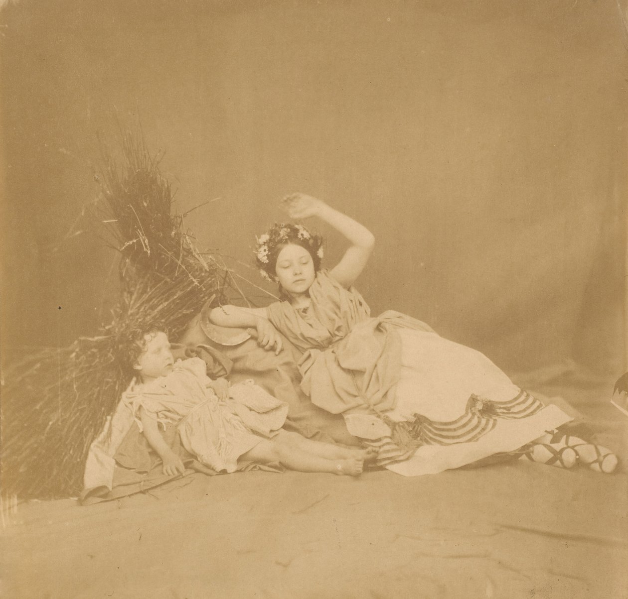Mevsimler Tablosunda Kraliyet Çocukları, 1854. by Roger Fenton