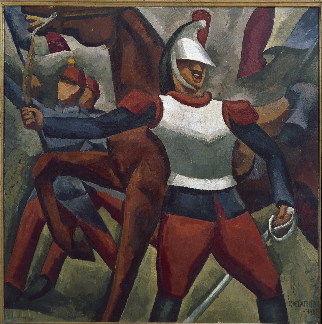 Cuirassier (tuval üzerine yağlı boya by Roger de La Fresnaye
