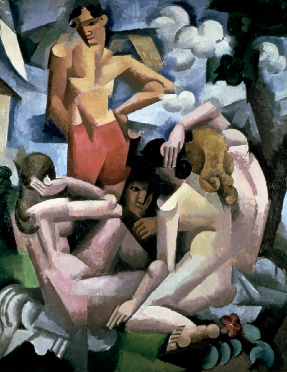 Yıkananlar, 1912. by Roger de La Fresnaye