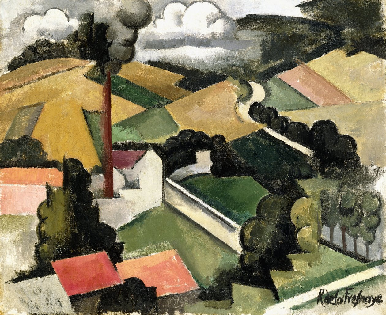 Şömine Fabrikası by Roger de La Fresnaye