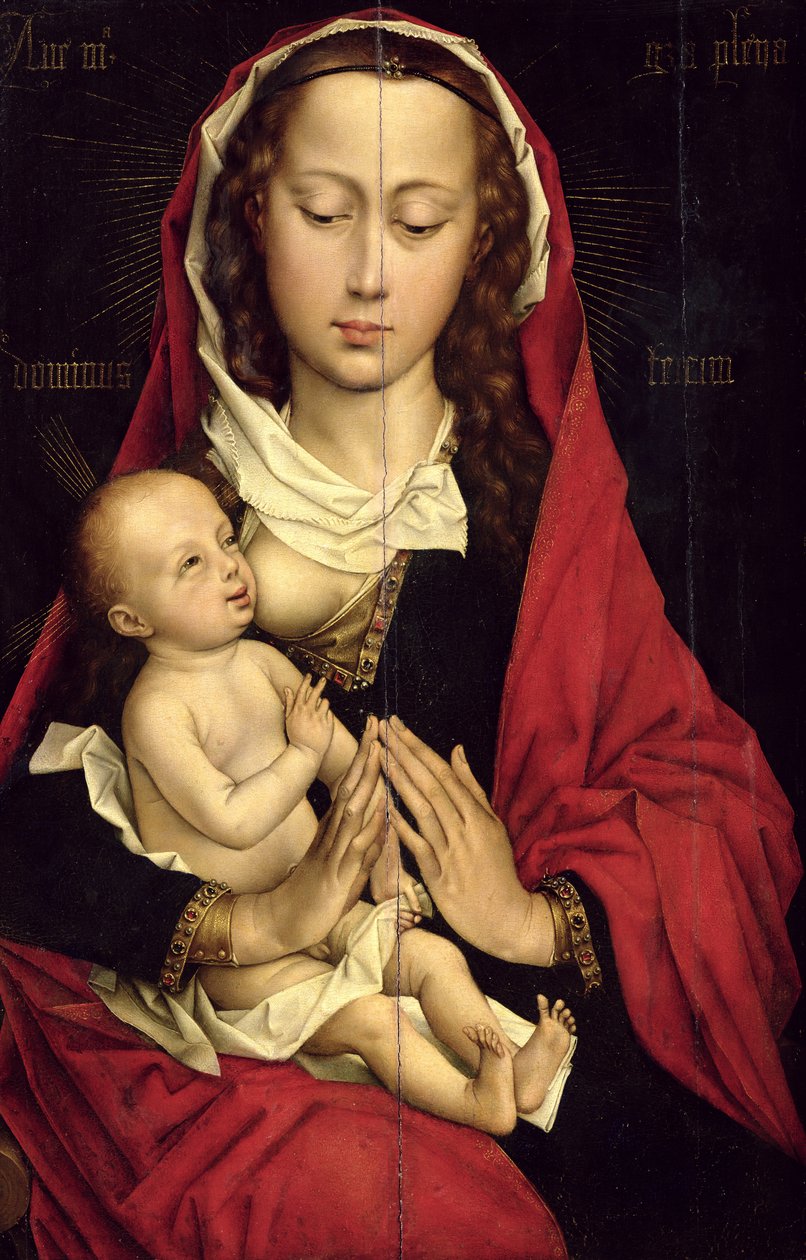 madonna ve çocuk by Rogier van der Weyden