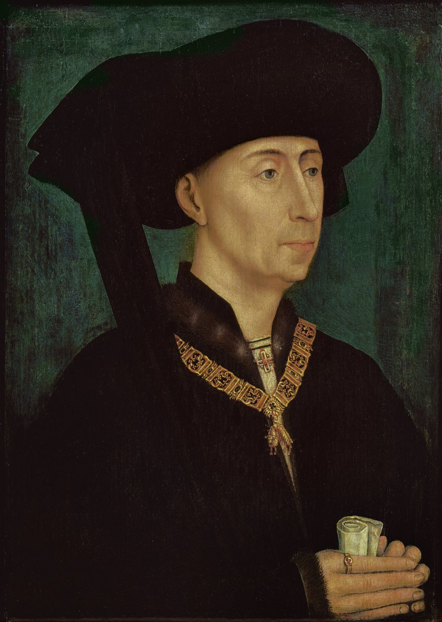 Philip III (1396-1467) İyi, Burgonya Dükü, c.1445 by Rogier van der Weyden