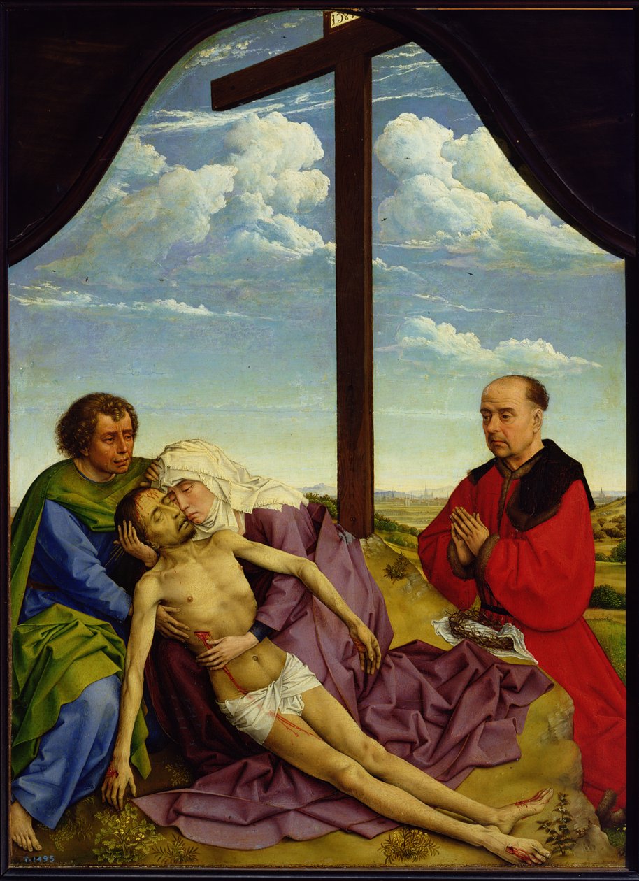 Pieta, 1450 by Rogier van der Weyden