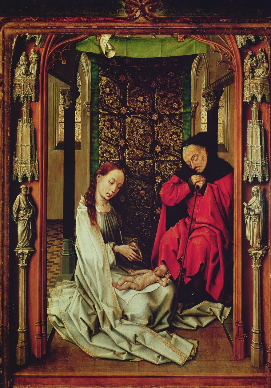 Doğuş, bir triptiğin sol kanadı, c.1496 by Rogier van der Weyden