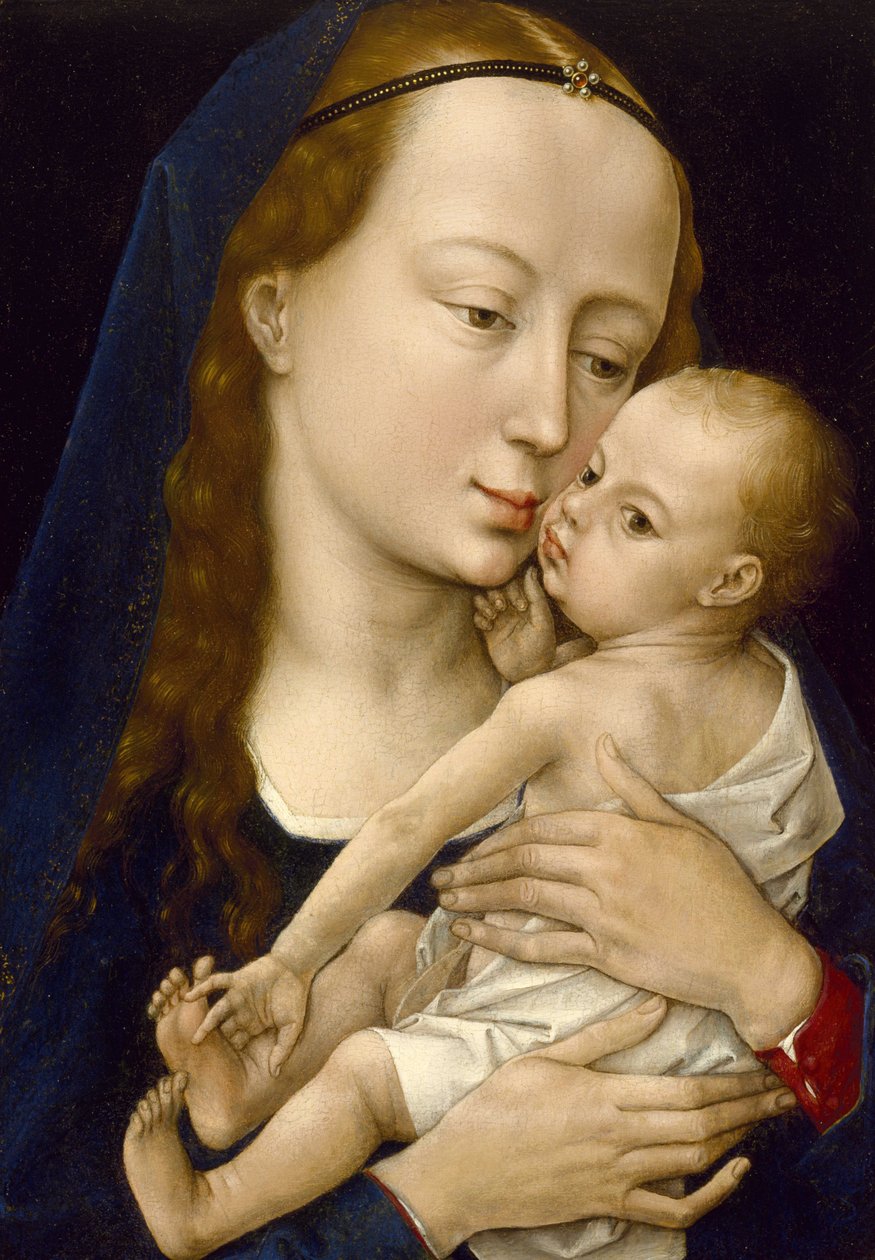 bakire ve çocuk by Rogier van der Weyden