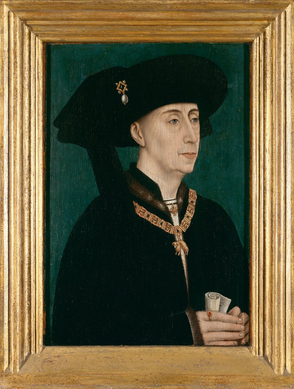 Philip the Good (paneldeki yağ) by Rogier van der (after) Weyden
