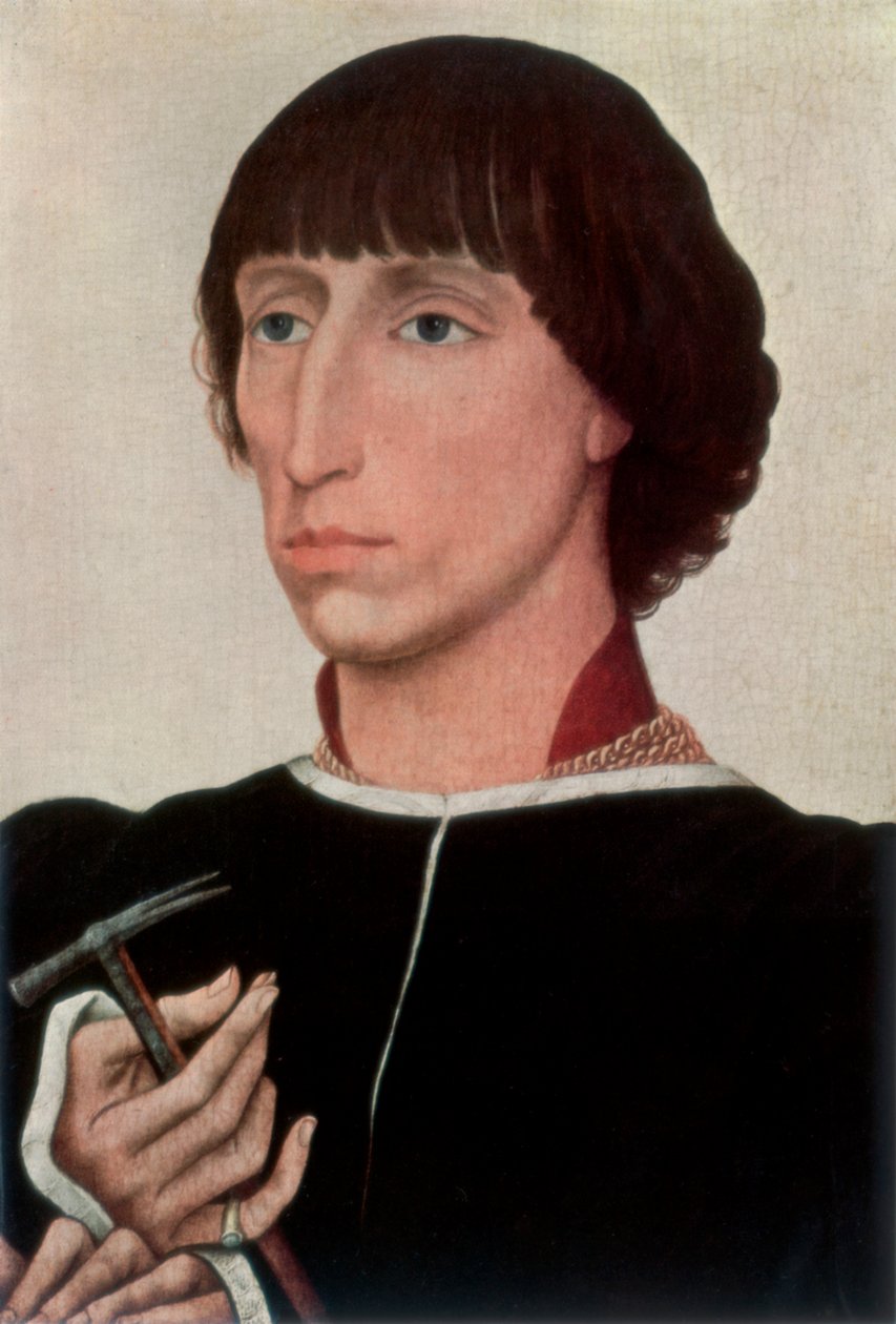 Francesco dEste, c1460 1927 by Rogier van der Weyden