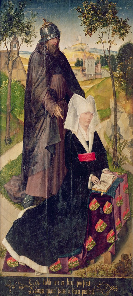 Guillemette de Montagu, Saint Guillaume ile, 1460-66 (boyalı panel) by Rogier van der Weyden