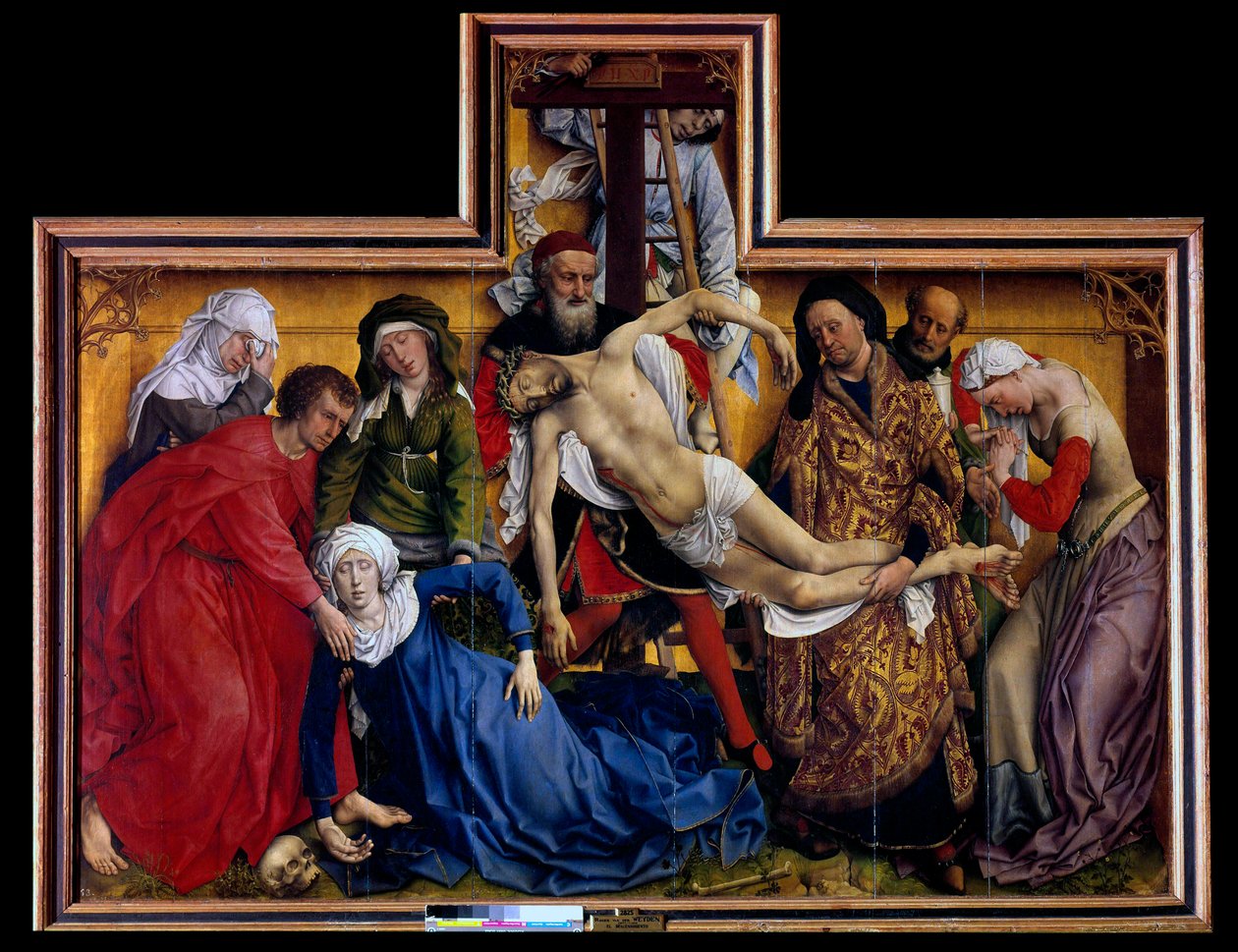 pasta . Haçtan Biriktirme veya İniş by Rogier van der Weyden
