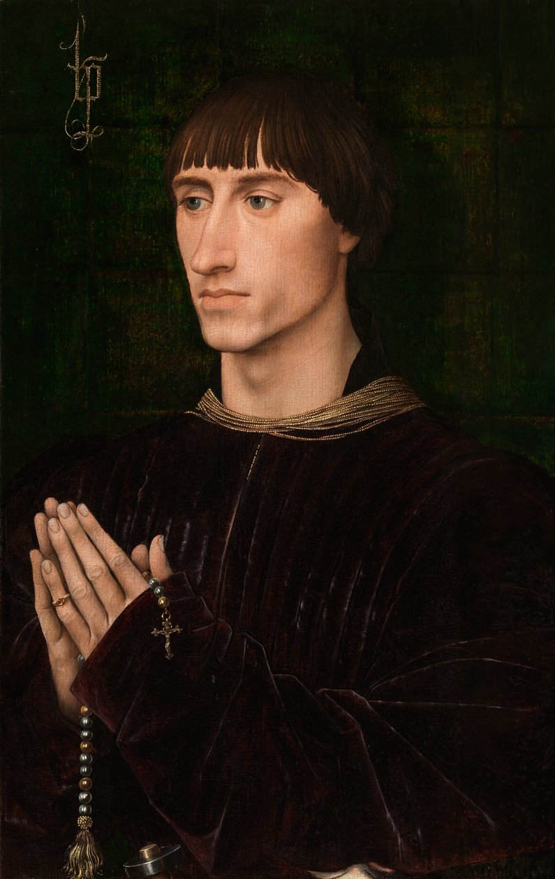 Philippe de Croÿ'nun Portresi (panel üzerine yağlıboya) (471141 ile eşleştirin) by Rogier van der Weyden