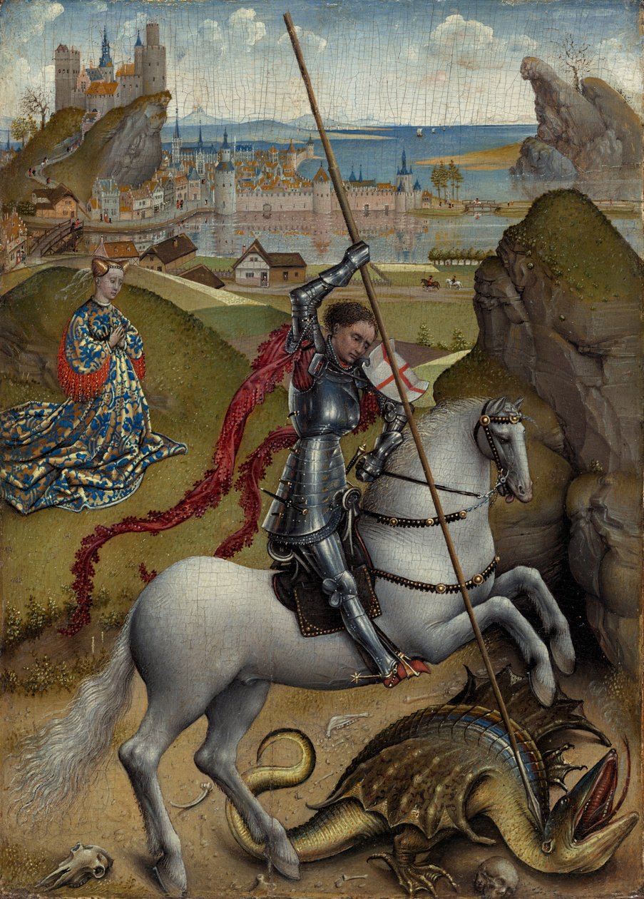 Aziz George ve Ejderha by Rogier van der Weyden