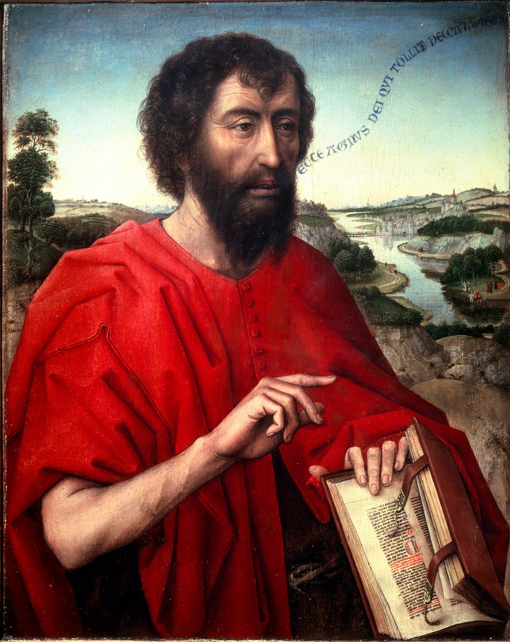 Aziz John the Baptist. Detay (Triptik Braque