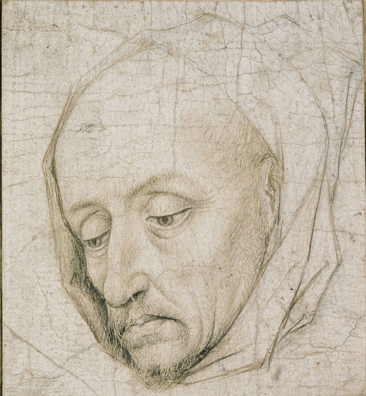 Yaşlı Bir Adamın Başının İncelenmesi, 15. yüzyıl by Rogier van der Weyden