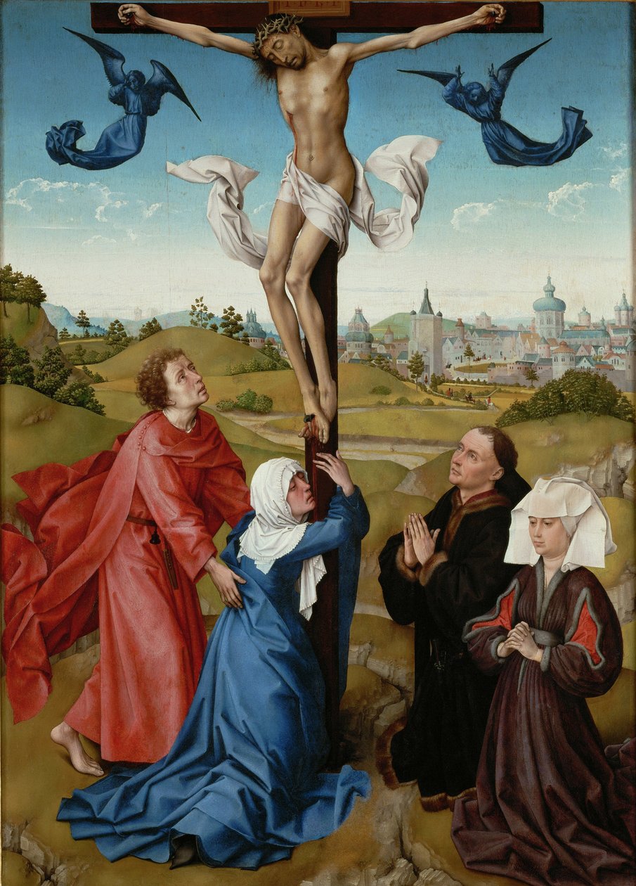 Çarmıha Gerilme Çarmıha Gerilme Üçlüsü, c. 1440 by Rogier van der Weyden