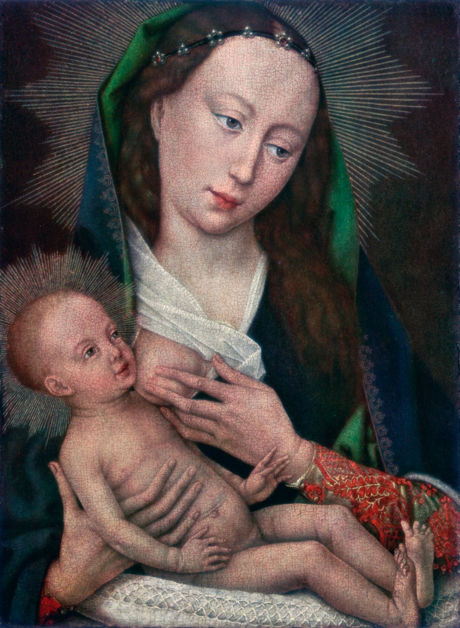 Bakire ve Çocuk, 1420-1460 1927 by Rogier van der Weyden