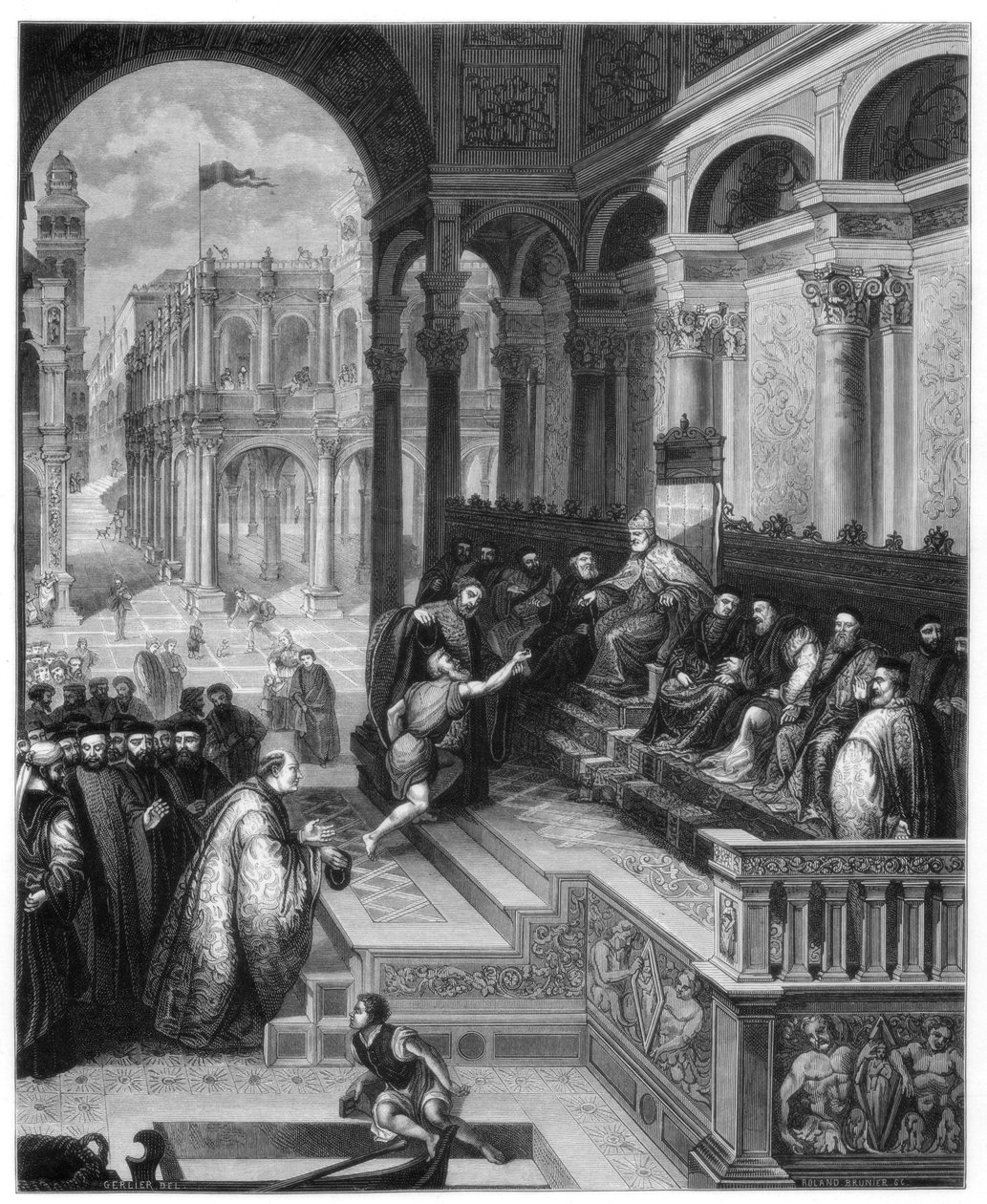 Yüzüğün Sunumu, 1534 1870 by Roland Brunier