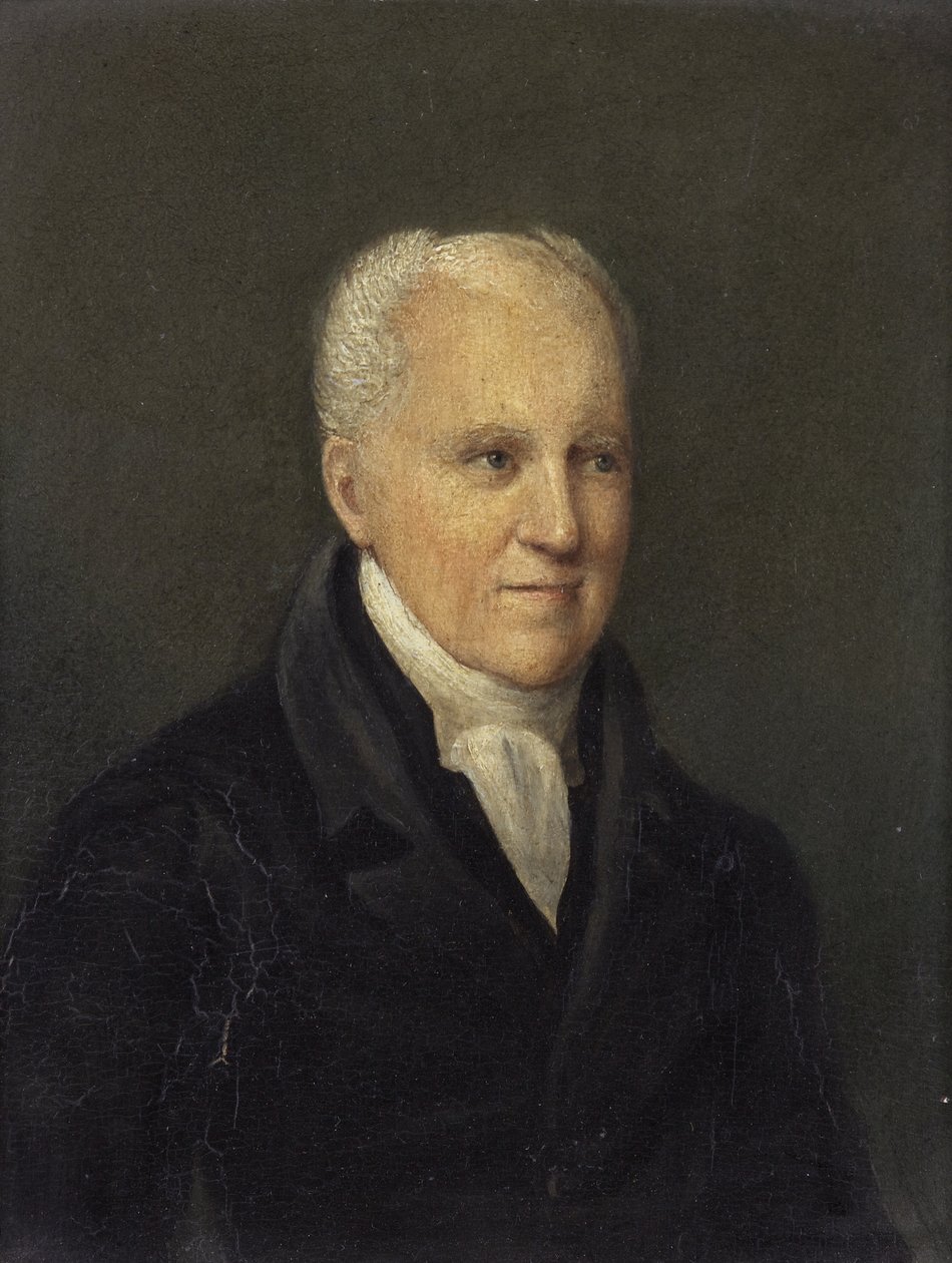 Muhterem George Crabbe, 1827-28 arası (panelde yağlı boya) by Rolinda Sharples