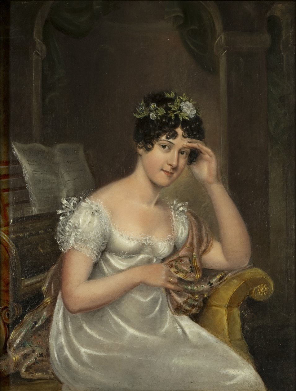 Otoportre, c.1814 (tuval üzerine yağlı boya) by Rolinda Sharples
