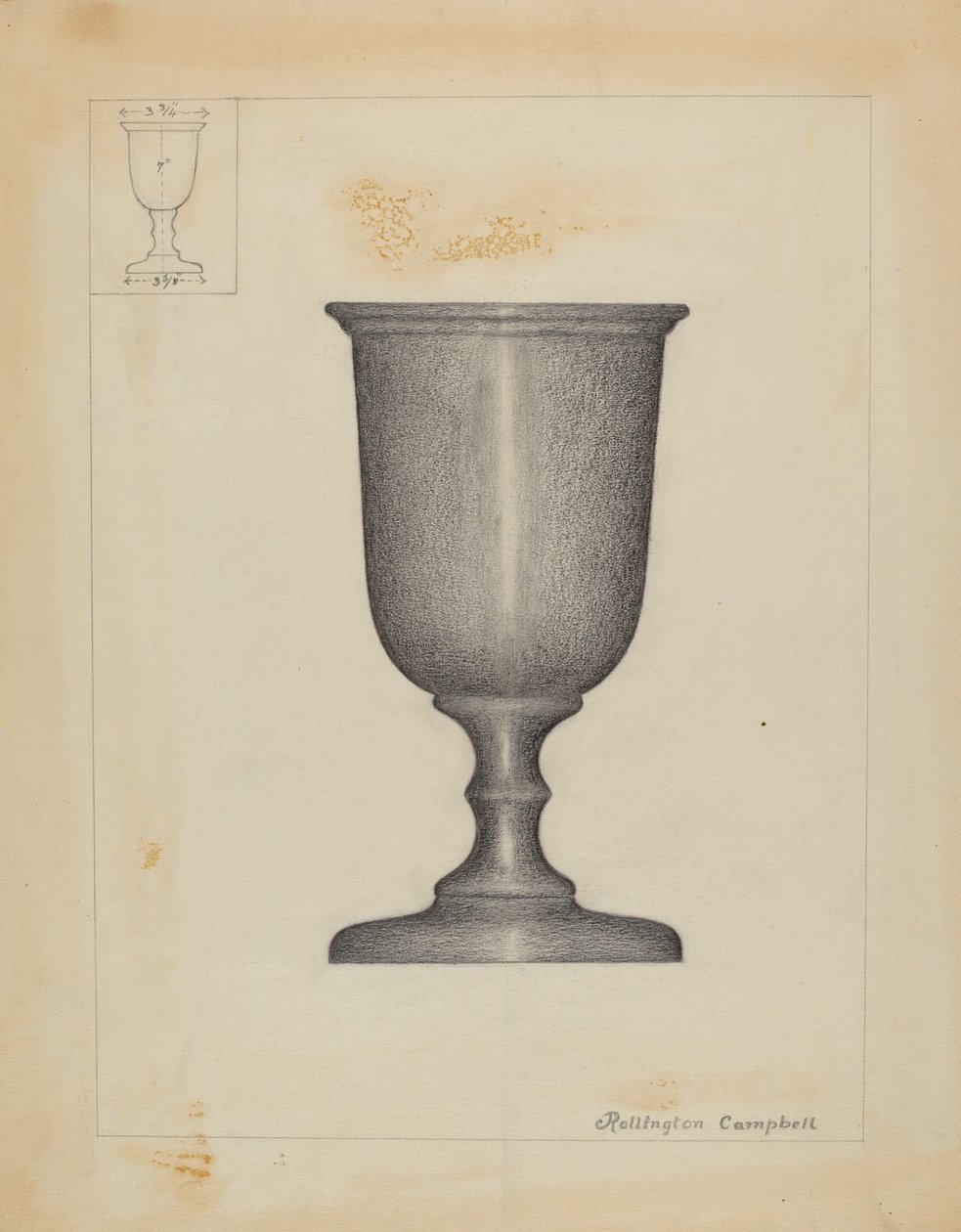 kalaylı bardak by Rollington Campbell