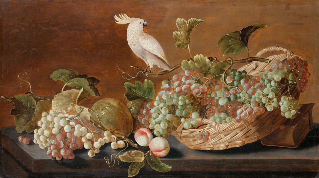 Papağan ile natürmort, c.1640 by Roloef Koets