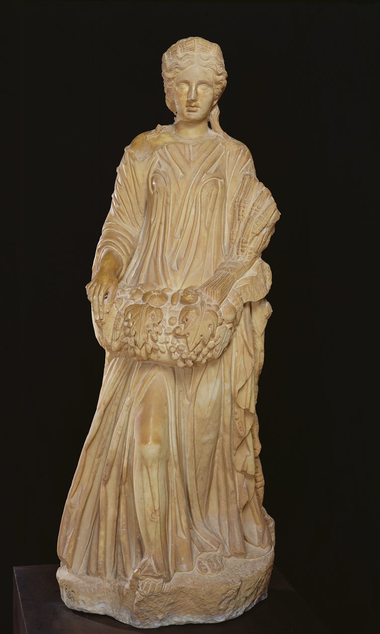 Abundance, from Carthage (marble) by Roman