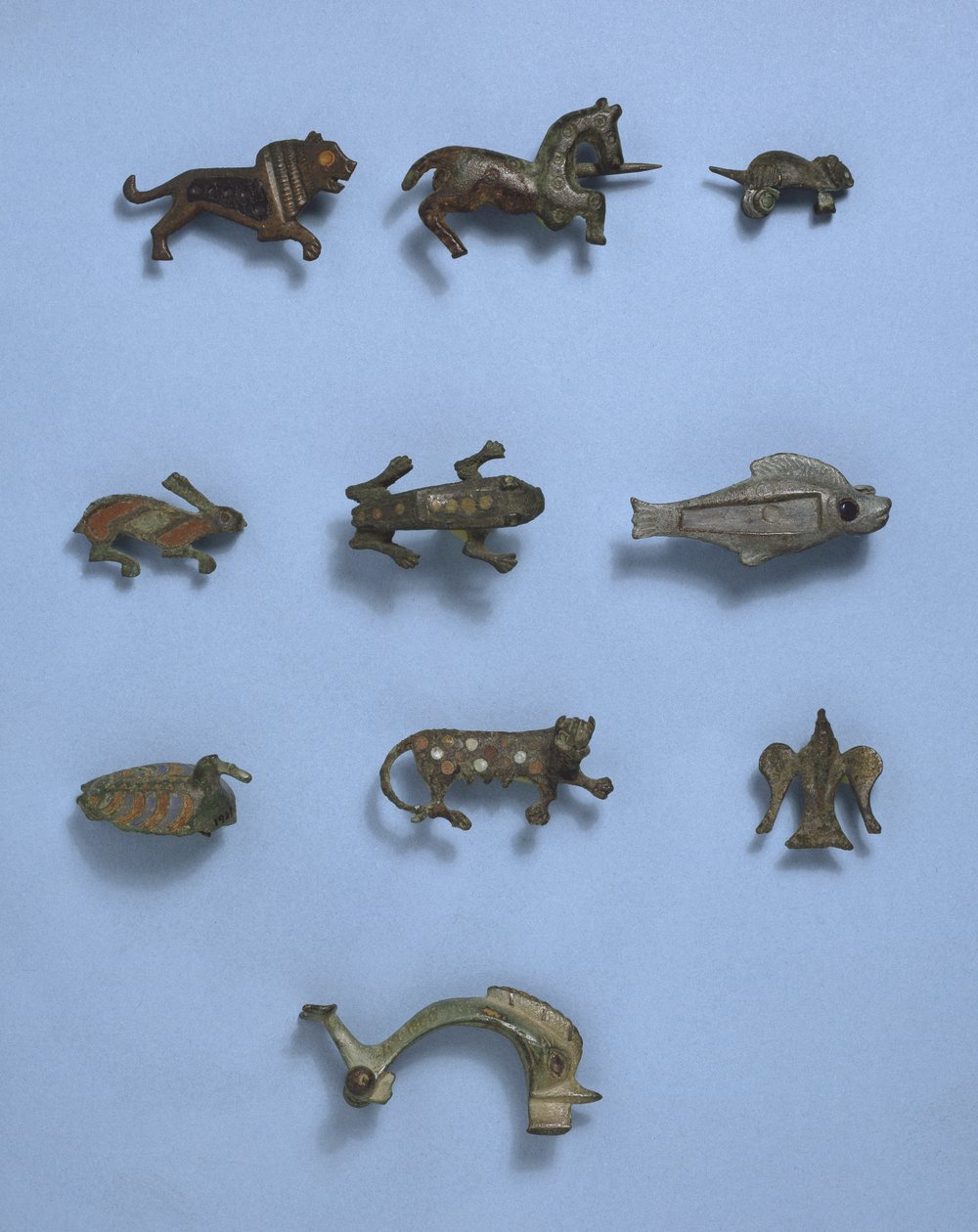 Hayvan Şekilli Broşlar, Roma c.1. yüzyıl M.Ö. 1. yüzyıl (metal) by Roman