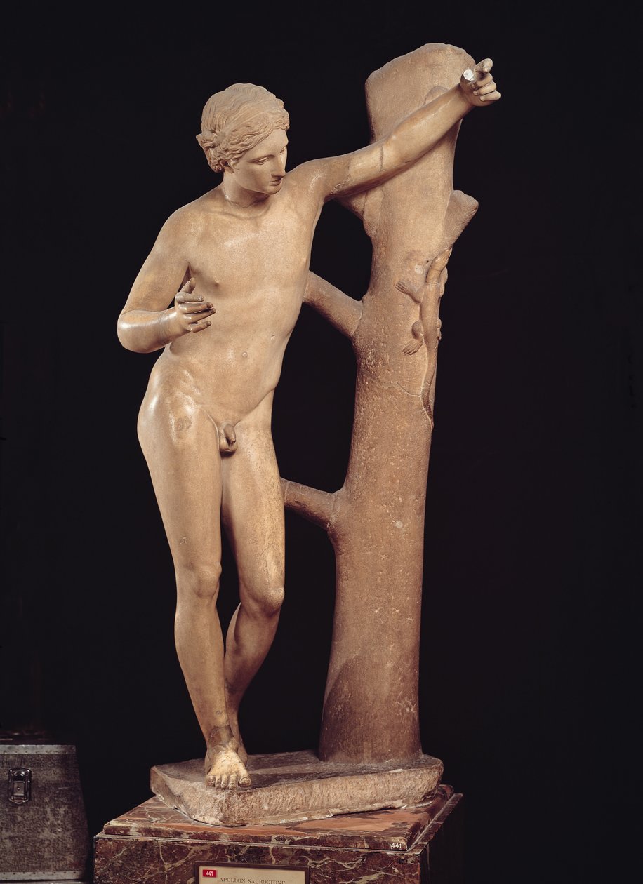 Apollo Sauroktonos (Kertenkele Katili) Praxiteles