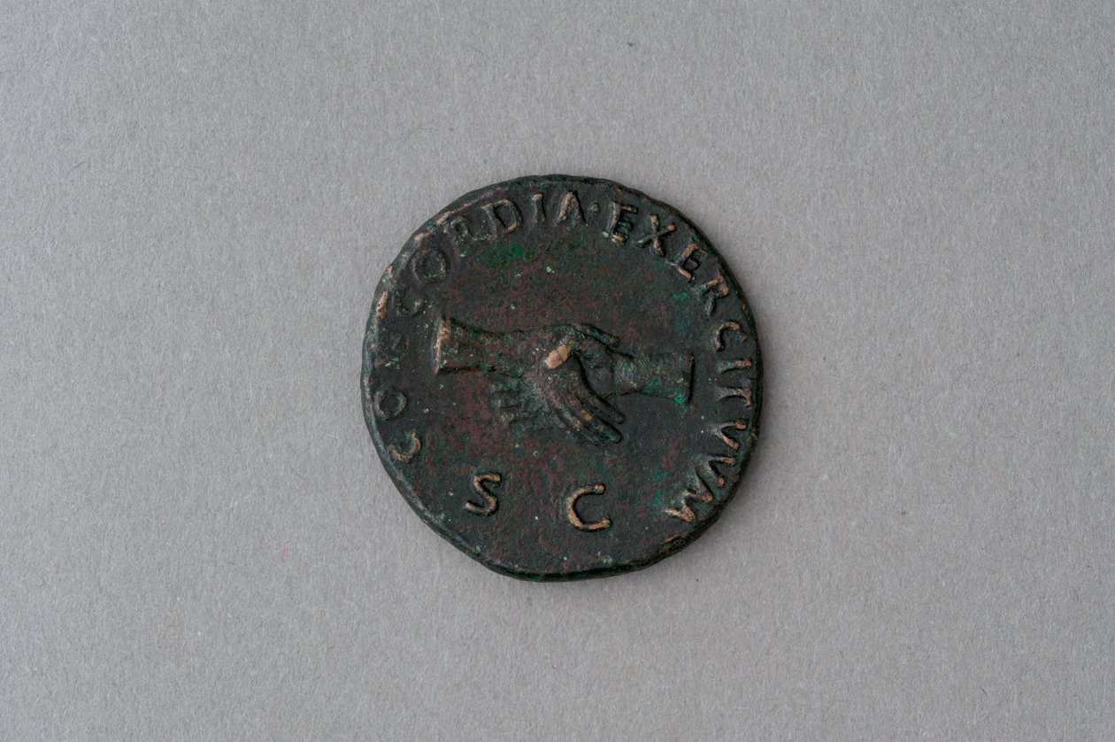 Nerva Sikkesi olarak (bronz) by Roman
