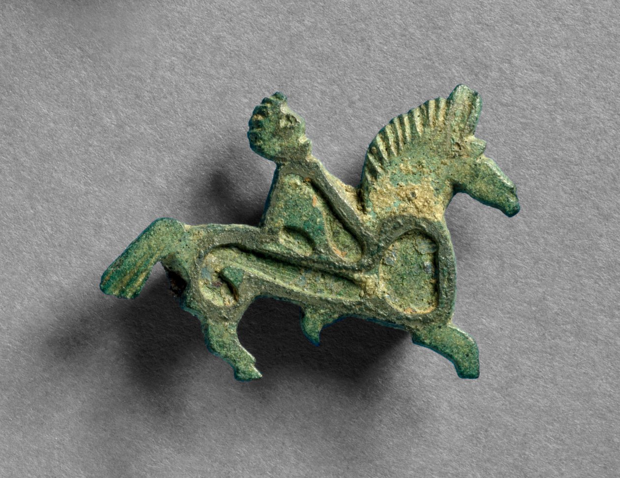 At ve biniciler bronz detay şeklinde broş 201447 by Roman