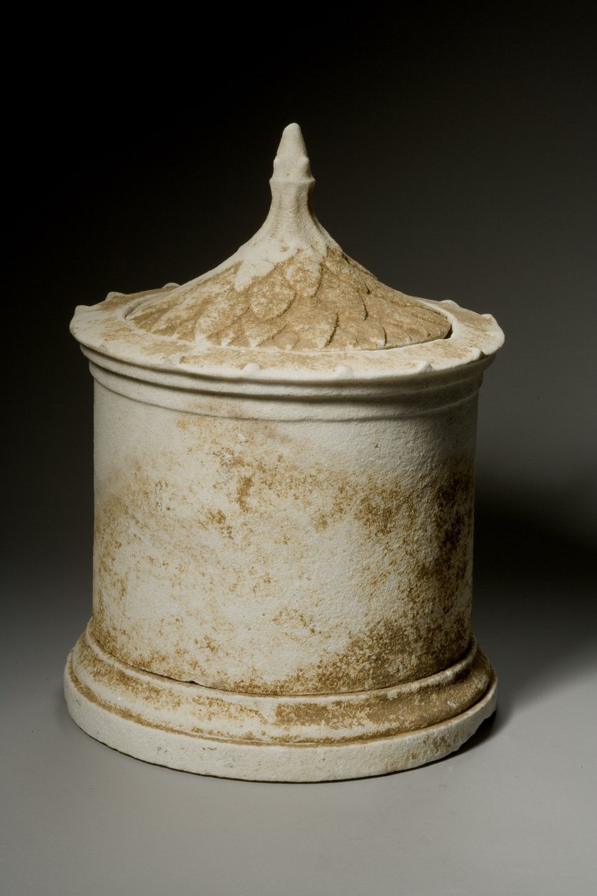 Cinerarium (marble) by Roman