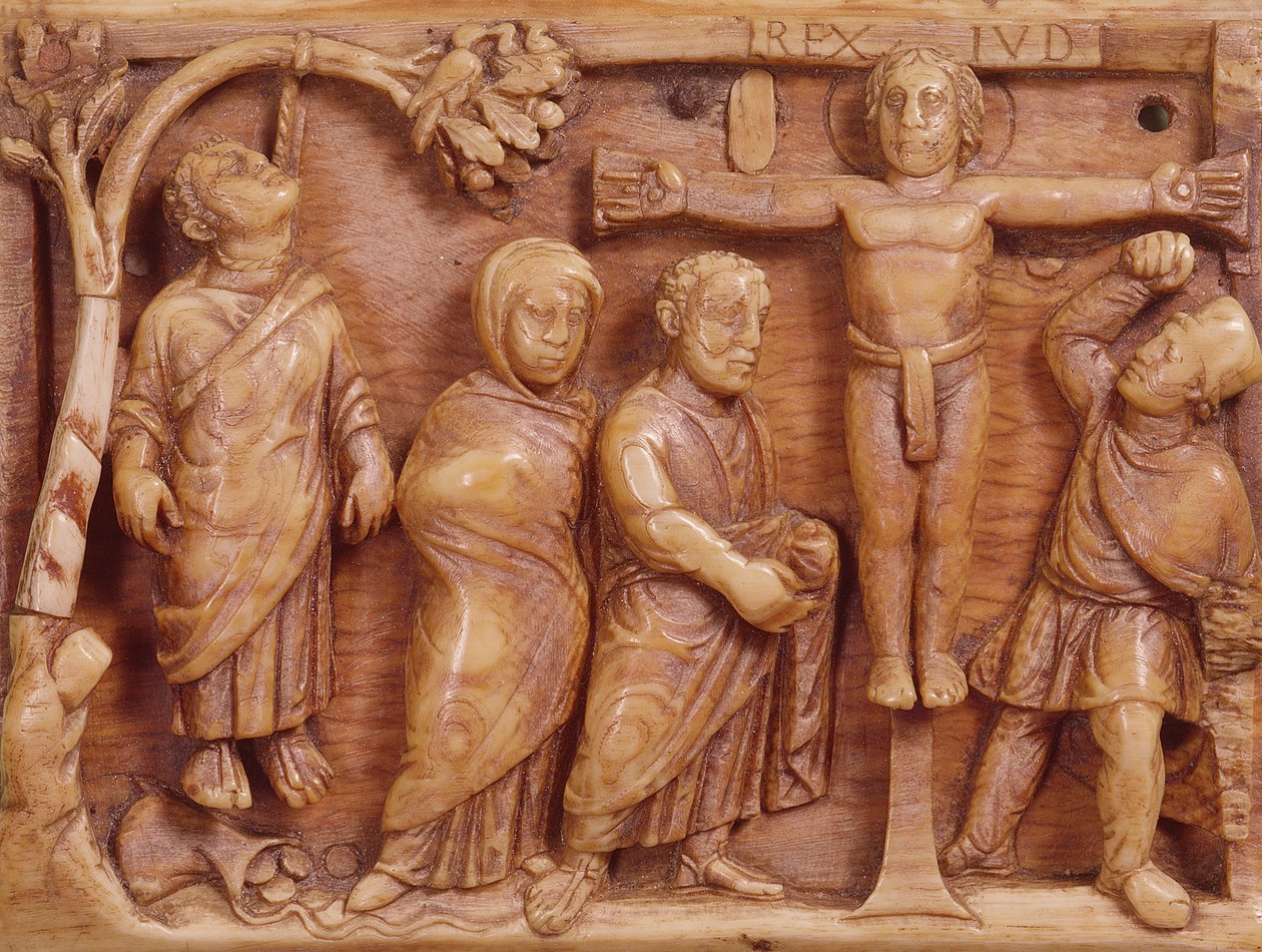 ಶಿಲುಬೆಗೇರಿಸುವಿಕೆ, ಕೆತ್ತನೆ, c.400-20 AD ಟರ್ಕಿ by Roman