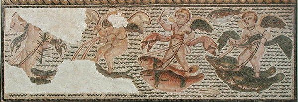 Balıklara binen aşk tanrıları, Sousse (Hadrumetum) Tunus