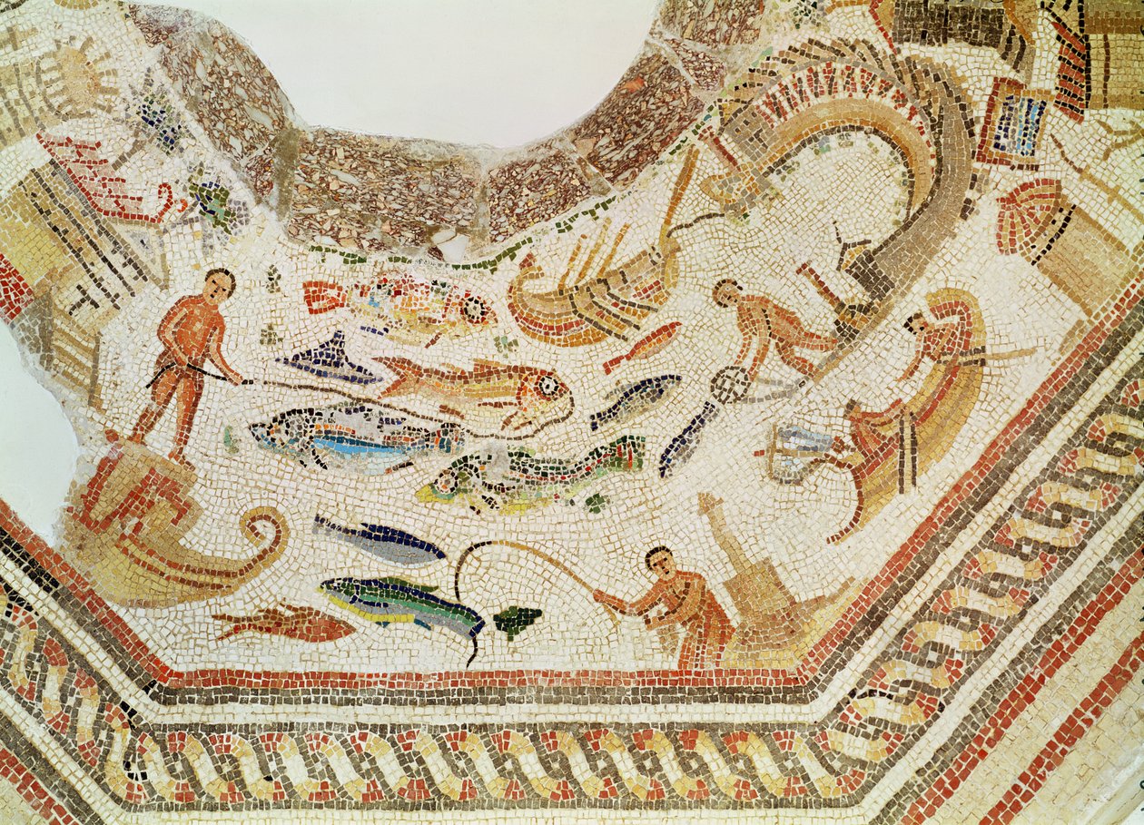 Balık Detayı, Vega Baja mozaiğinden ayrıca bkz. 316397 by Roman