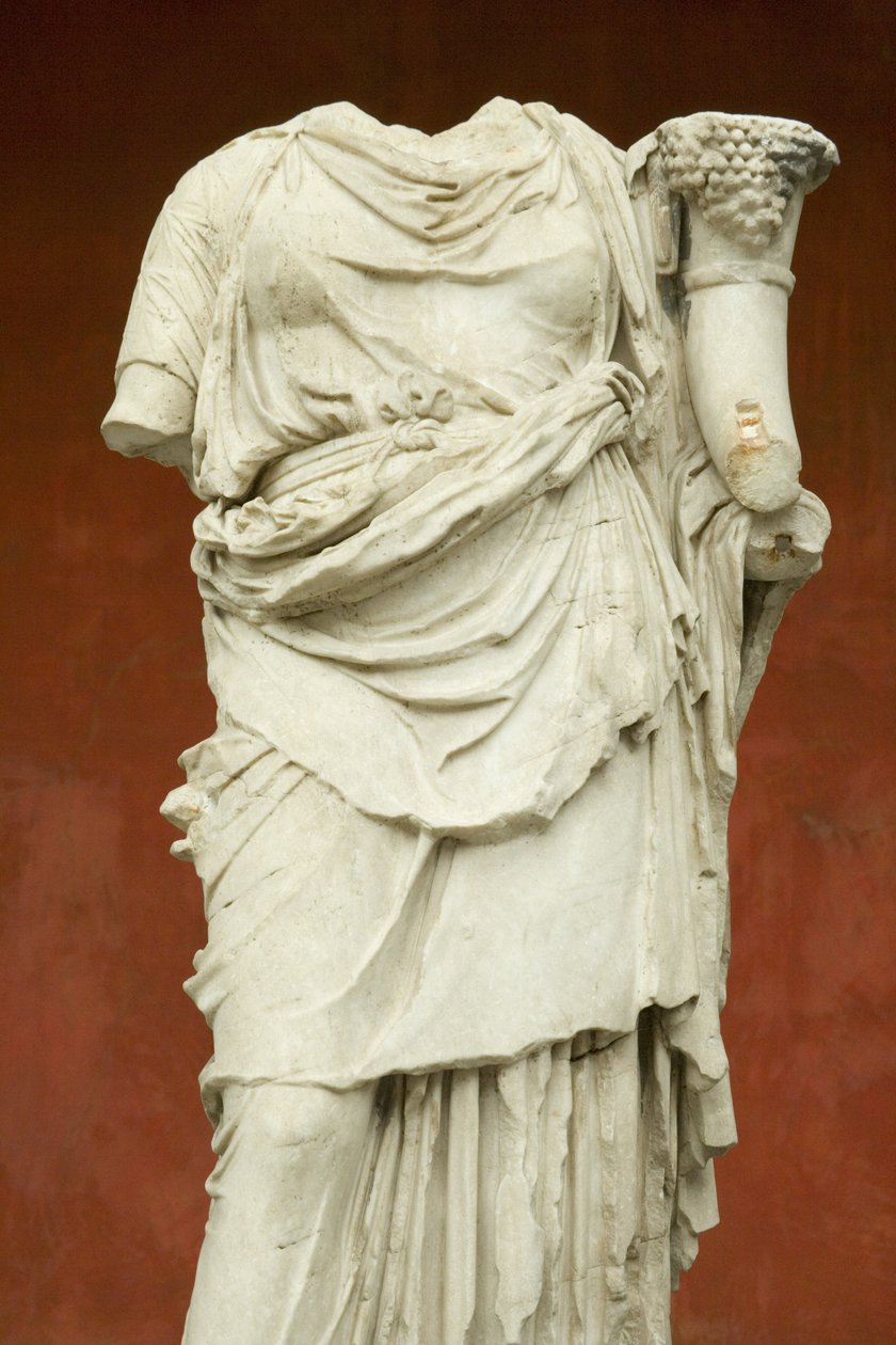 Fortuna, Roma İmparatorluk Dönemi (MÖ 30 - MS 500) (mermer) by Roman