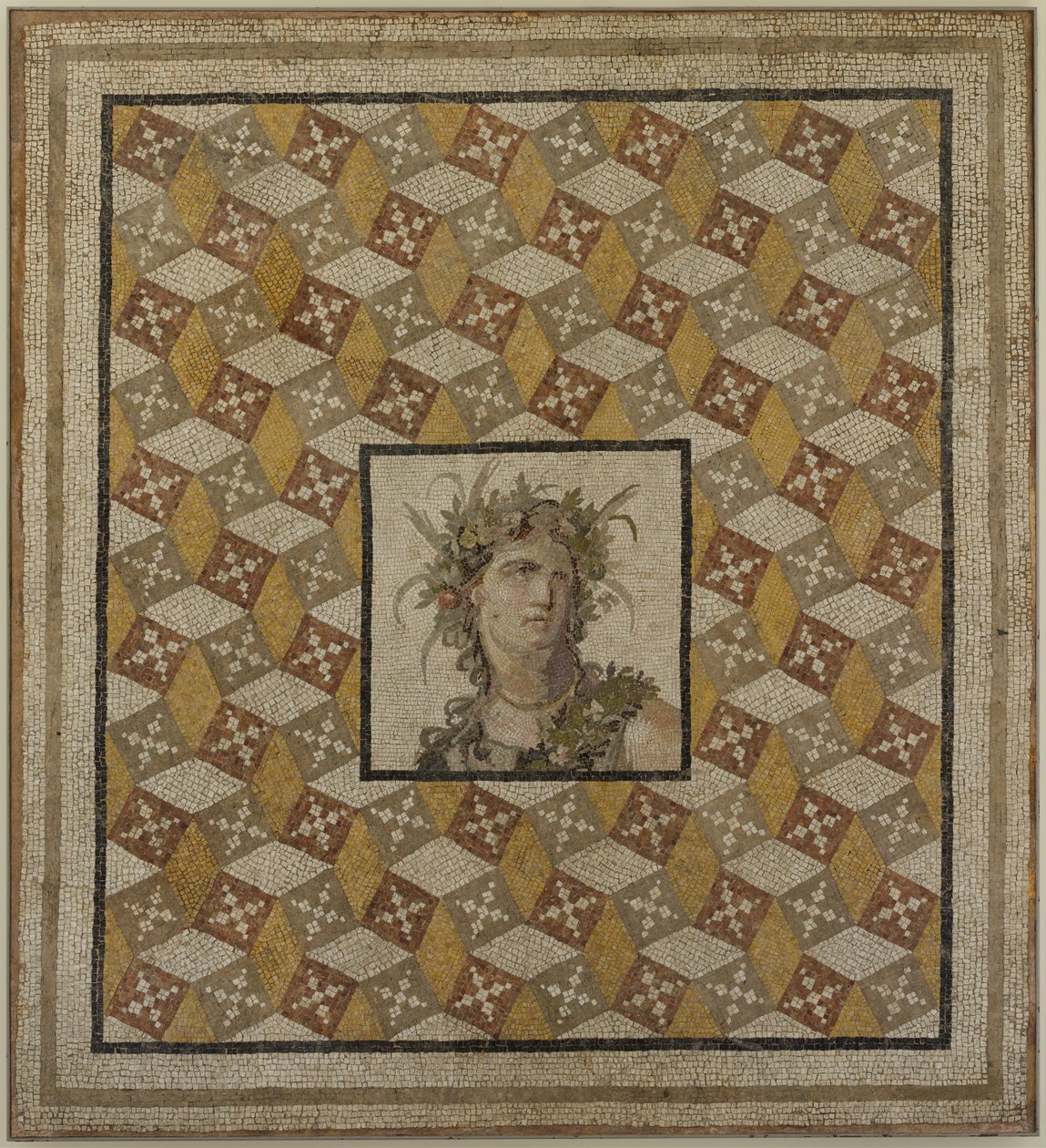 Mozaik Zemin paneli (taş, fayans ve cam) by Roman