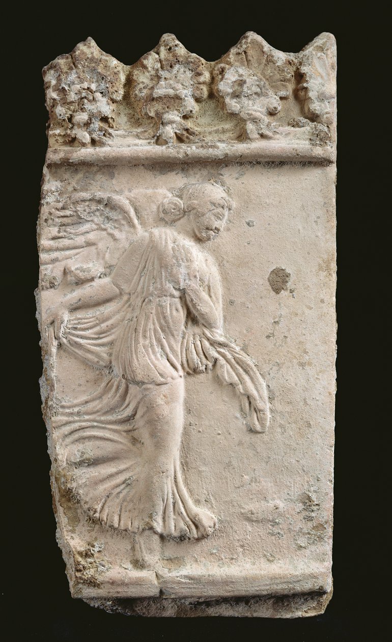 Nike dancing, fragment of the Campana plaque, 1st-2nd AD  by Roman