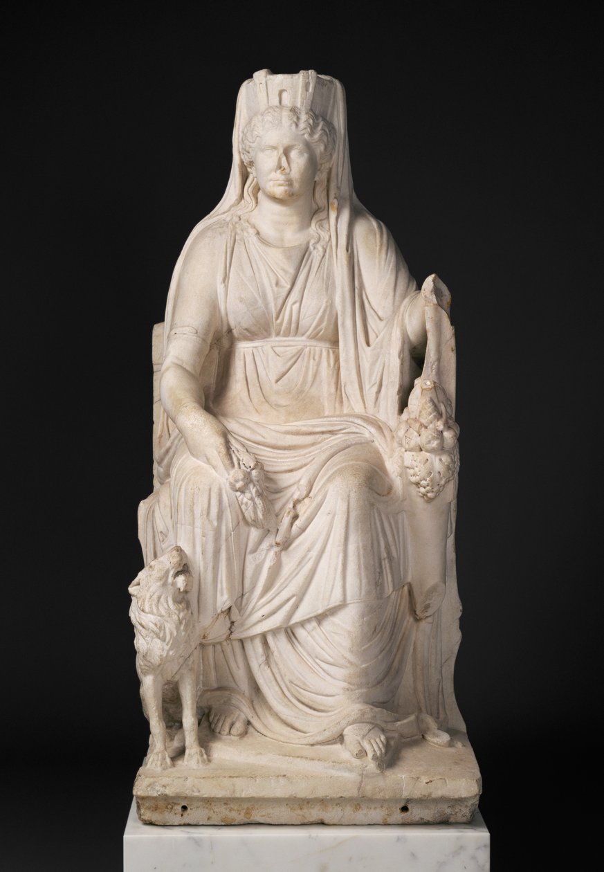 Bir Kadının Portresi Kibele, MS 50 dolayları (mermer) by Roman